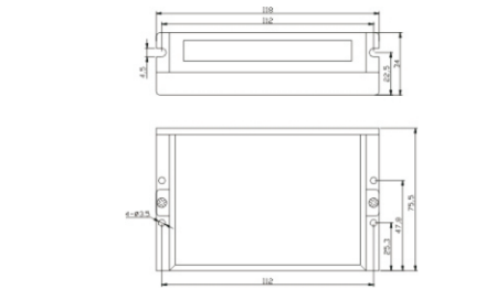 二相步進電機驅動器安裝尺寸