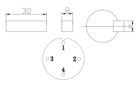 130mm三相混合式步進(jìn)電機(jī)接線圖
