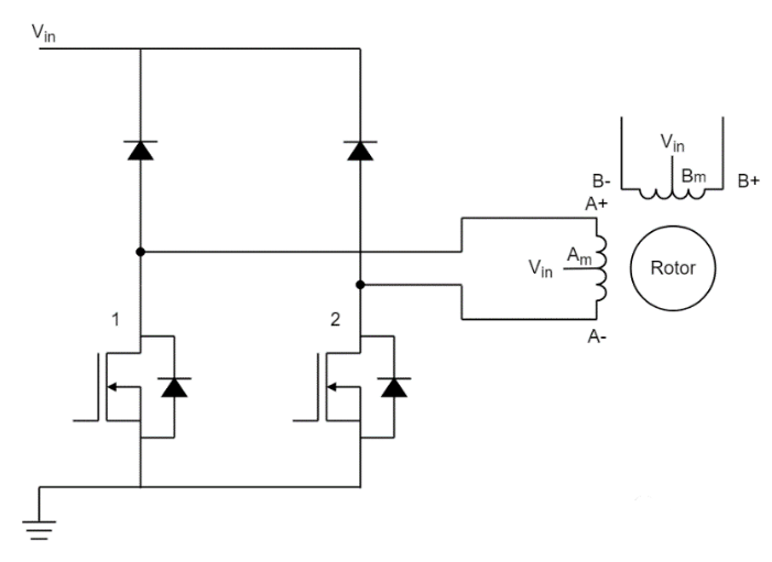 單極步進(jìn)電機(jī)驅(qū)動(dòng)電路