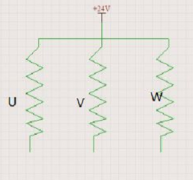 三相直流無刷永磁電機的連接方式